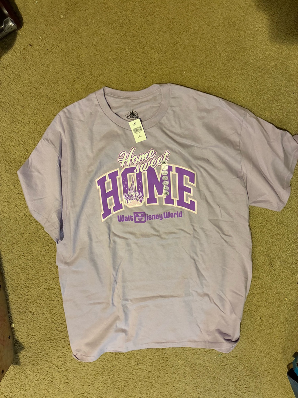 Lavender 'Home Sweet Home' Graphic Tee - Walt Disney World